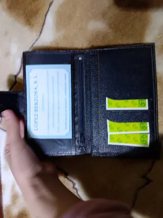 Cartera Lopez Berzosa Negra Hombre