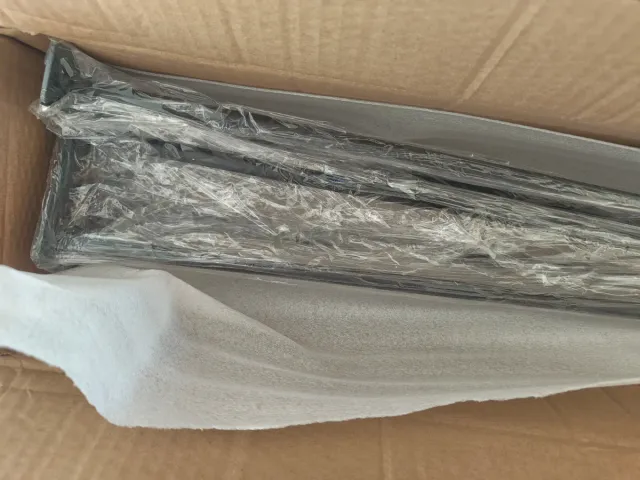 Patas de hierro para mesa (negras/plateadas)