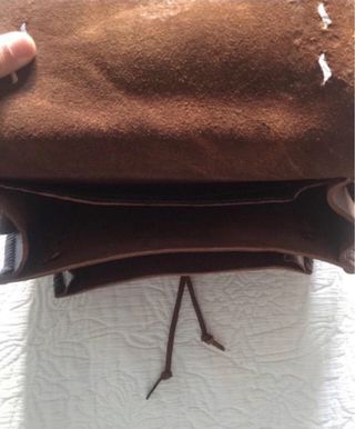 Bolso de cuero artesanal