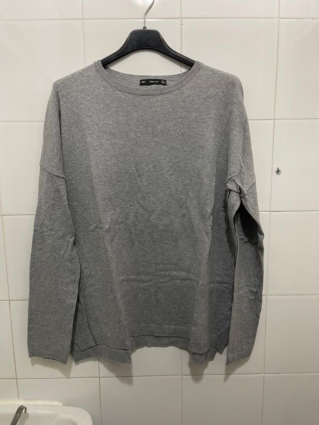 Maglioncino Zara donna grigio
