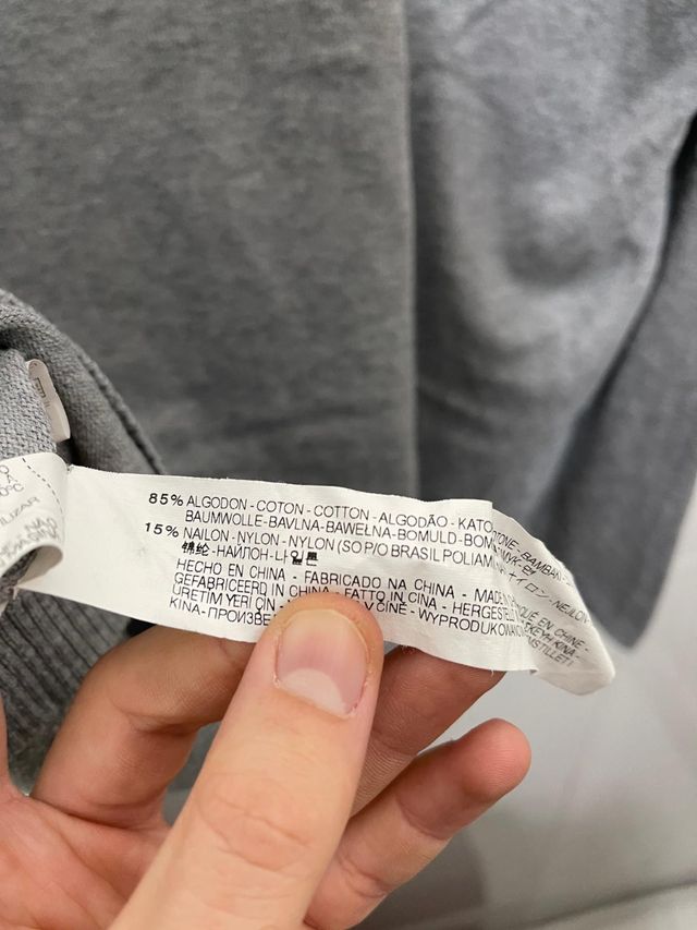 Maglioncino Zara donna grigio