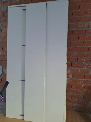 Marco y 3 puertas armario empotrado blanco