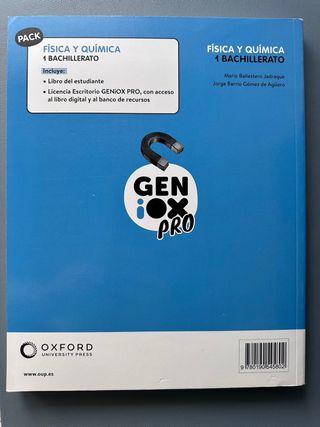 Libro de texto 1ºBachiller