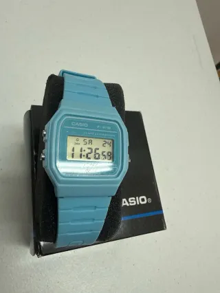 Reloj Casio F-91W Azul