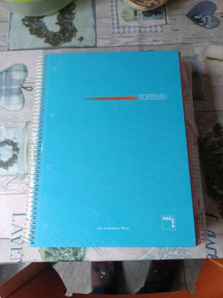 Cuaderno Premium Verde paquete de cuatro cuadernos
