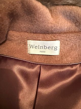 Abrigo Weinberg con cuello de piel nuevo