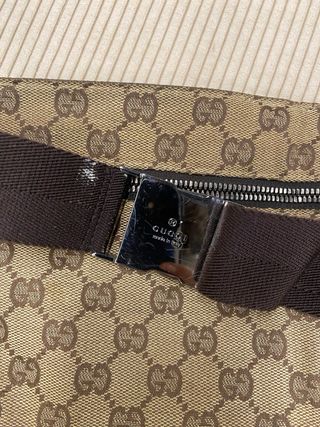 Riñonera Gucci Beige y Marrón