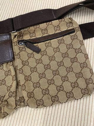 Riñonera Gucci Beige y Marrón