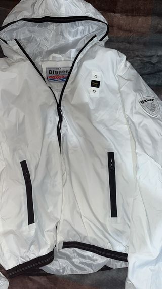 Blauer Giacca Antivento Bianco