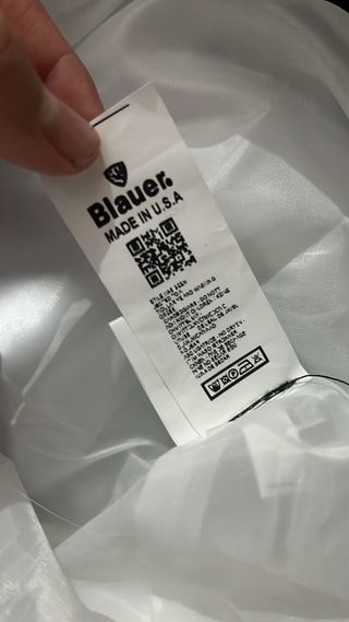 Blauer Giacca Antivento Bianco