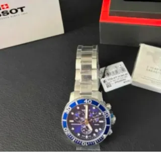 Tissot Seastar Cronógrafo Azul Nuevo