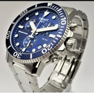 Tissot Seastar Cronógrafo Azul Nuevo
