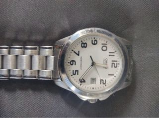 Reloj Casio Cuarzo Plata y Blanco