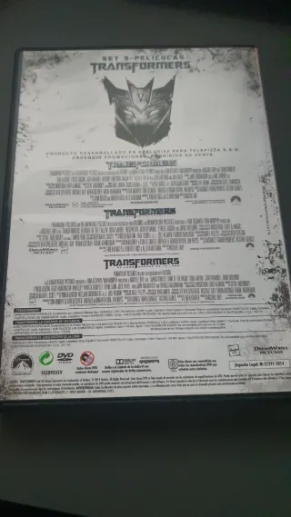 Set 3 Películas Transformers DVD
