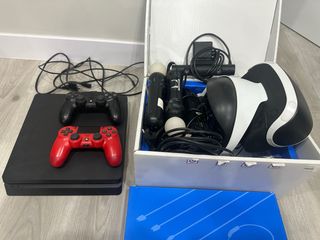 PS4 con gafas VR y mandos