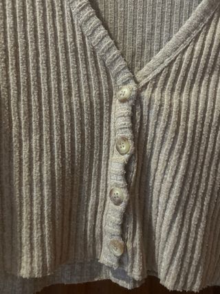 Jersey corto Bershka beige