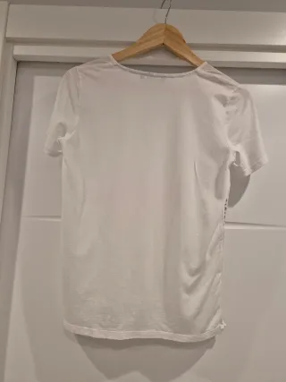 Camiseta Salsa Manga Corta Blanca
