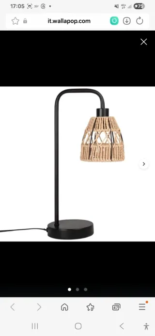 Coppia di lampade Maison du Monde