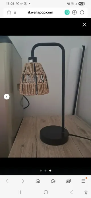 Coppia di lampade Maison du Monde