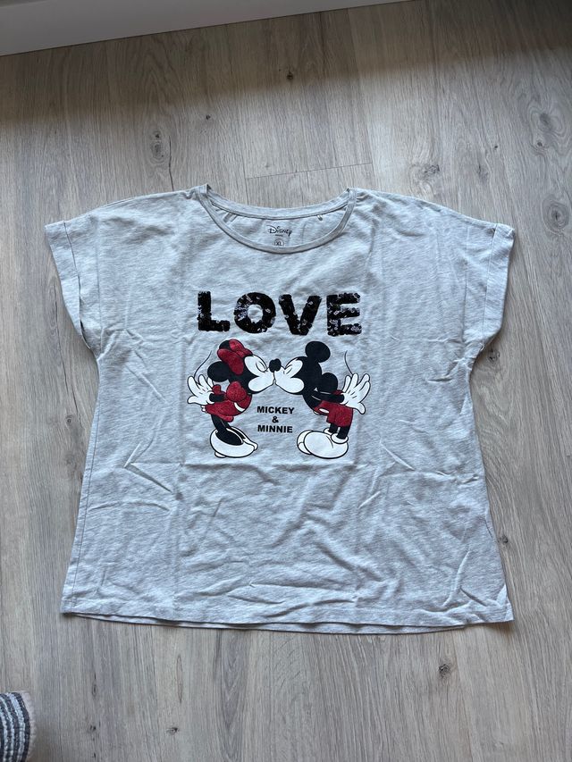 Camiseta Disney Mickey y Minnie Talla XL