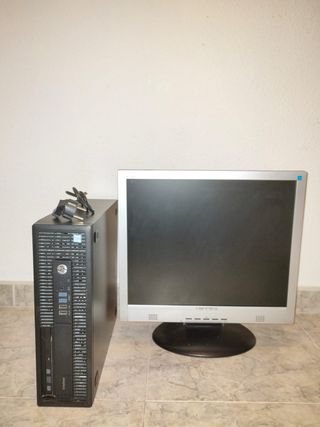 Ordenador HP y Monitor