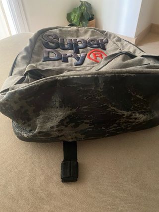 Mochila Superdry Gris Multicolor