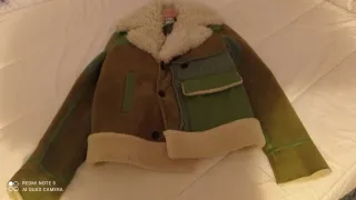 Cazadora Loewe Mujer Marrón y Verde