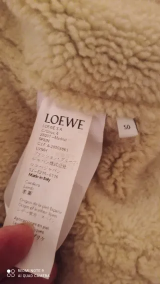 Cazadora Loewe Mujer Marrón y Verde