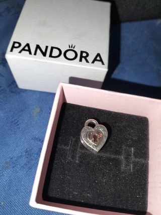 Colgante Pandora Corazón Amor Oro y Plata