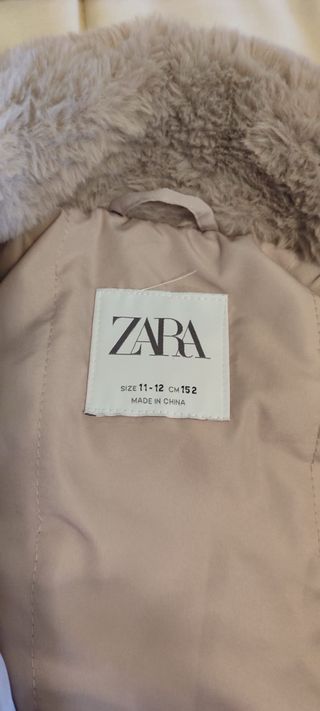 Cazadora pelo Zara marrón