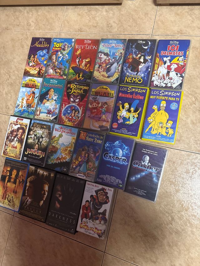 Lote Películas VHS Disney