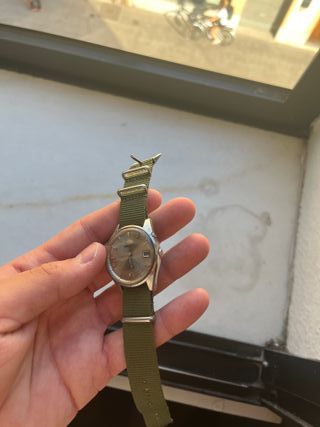 Reloj Orient Vintage Plata y Verde