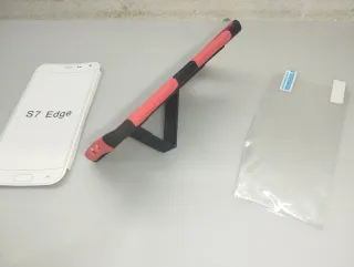 Funda protectora S7 edge + protector cristal.
