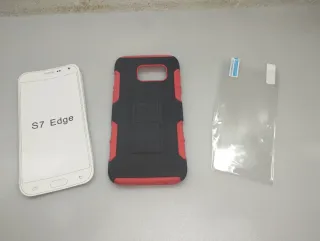 Funda protectora S7 edge + protector cristal.