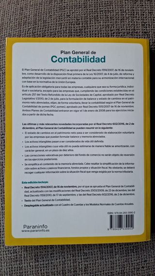 Plan General de Contabilidad 3.ª edición 2017