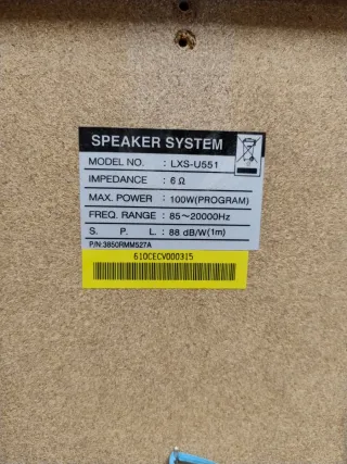 Pareja Altavoces Sony Marrón/Gris