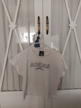 Camiseta Adidas Blanca Talla 13/14