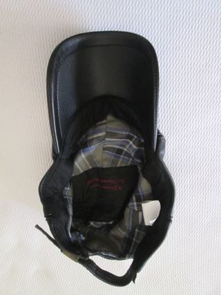 GORRA PIEL NEGRA BELSTAFF
