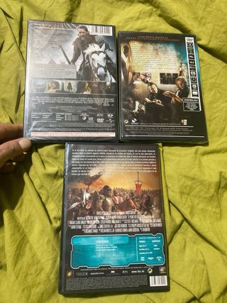 Lote 3 Películas DVD: Robin Hood, Grimm, Planeta S