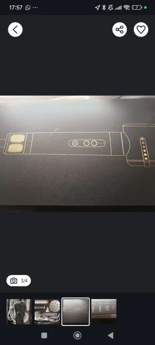 Secador iónico genérico Dyson branco e dourado