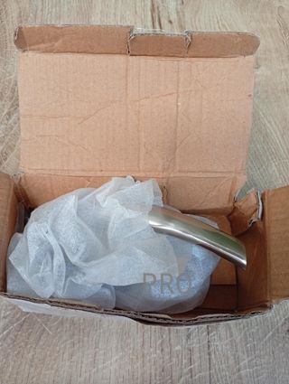 Manetas para puertas - 50 mm, Aluminio, Níquel satinado - Emuca