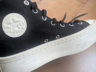 Converse Chuck Taylor Plataforma Negra Talla 38