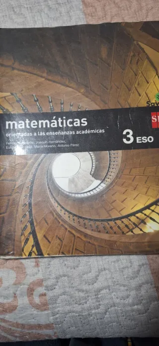 Libro Matematicas 3 ESO Savia