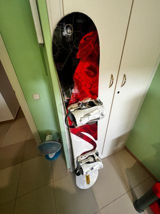 Tabla Snow Quechua 1,54m + Fijaciones + Funda