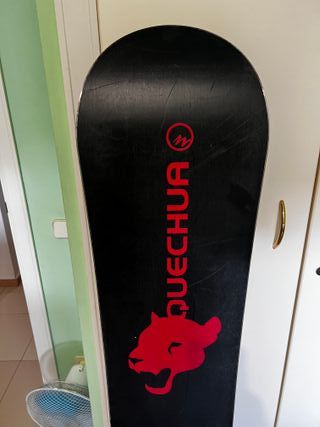 Tabla Snow Quechua 1,54m + Fijaciones + Funda