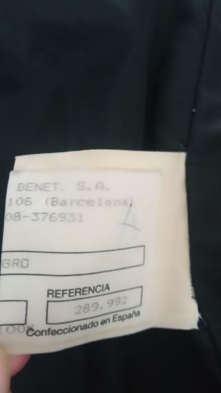 Abrigo de piel Karakul negro