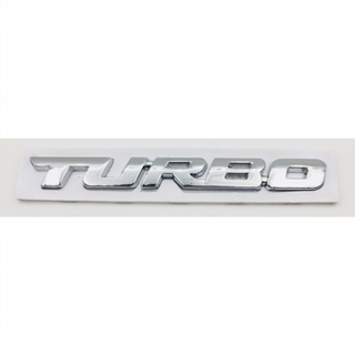 EMBLEMA TURBO CROMADO
