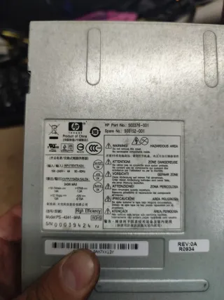 Fuente Alimentación HP 503376-001 PS-4241-9HA