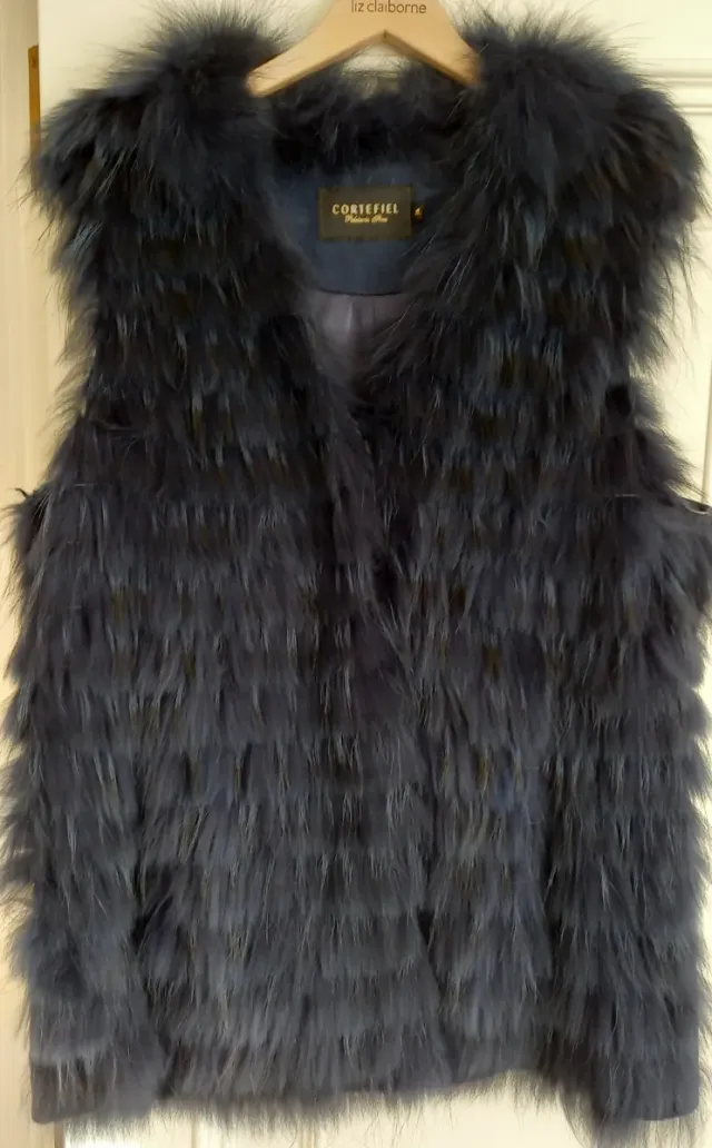 Chaleco Cortefiel pelo natural y ante Talla xl