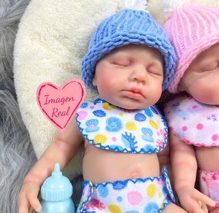 Set bebé reborn Loulou silicona flexible